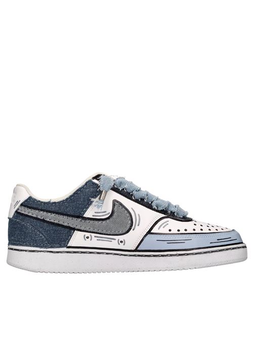 Sneakers in ecopelle e denim NIKE SEDDYS | NISE2352535BIANCO-AZZURRO